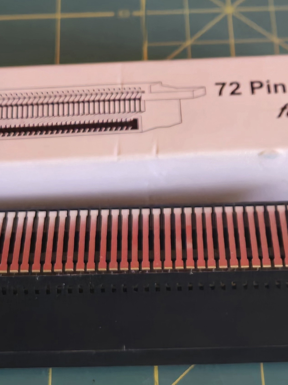 Brother 72-Pin Edge Connector Module in Black and Red
